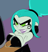 Animated Danny_Phantom Danny_Phantom_(character) Ember_McLain TheBoogie // 700x760 // 366.8KB // gif