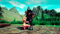 Animated Blood_Elf Tauren World_of_Warcraft // 854x480 // 5.3MB // gif