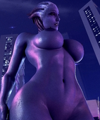 3D Asari Blender Liara_T'Soni Major_Guardian Mass_Effect // 2400x2880 // 946.3KB // jpg