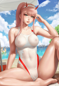 Darling_in_the_FranXX Sciamano240 Zero_Two // 2057x3000 // 403.1KB // jpg