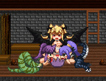 Animated Dragon_Pup Luka_(Monster_Girl_Quest) Monster_Girl_Quest Tiny_Lamia Vampire_Girl_(Monster_Girl_Quest) // 306x235 // 2.3MB // gif