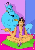 Aladdin Aladdin_(Character) Disney_(series) Genie_(Aladdin) // 450x632 // 29.1KB // jpg