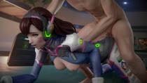 3D Animated Cinema_4D D.Va Overwatch Sound fpsblyck // 1280x720 // 7.7MB // mp4