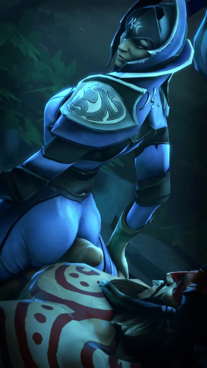 3D Animated DOTA_2 Luna Source_Filmmaker bombowykurczak // 720x1280 // 1.2MB // webm