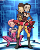 Aelita_Schaeffer Code_Lyoko Ulrich_Stern Yumi_Ishiyama incogneato // 1200x1500 // 1.9MB // png