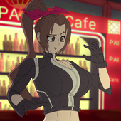 Animated King_of_Fighters Mai_Shiranui TwistedGrim // 1200x1200, 2.4s // 1.9MB // mp4