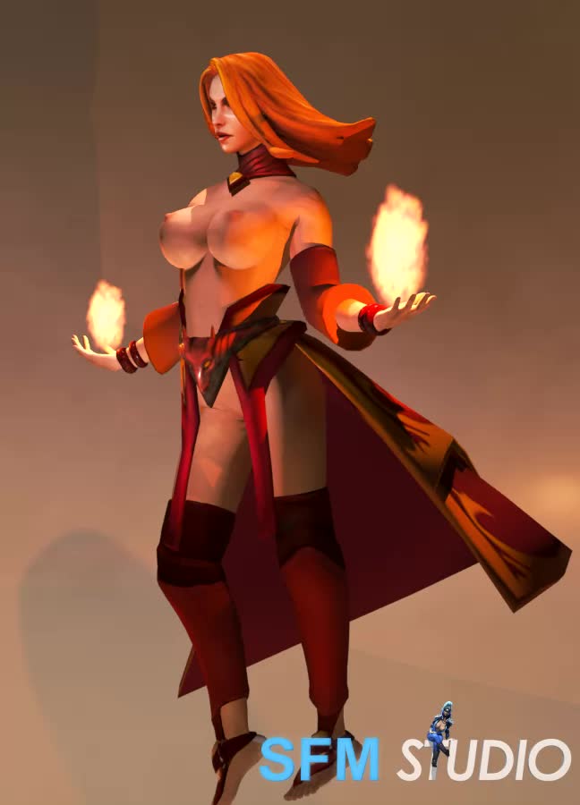 3D Animated DOTA_2 Defense_Of_The_Ancients_2 Lina_the_Slayer sfmstudio // 648x900 // 960.5KB // webm