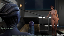 3D Asari Banap Blender Commander_Shepard Femshep Liara_T'Soni Mass_Effect // 3840x2160 // 2.2MB // jpg