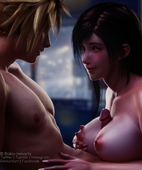 Cloud_Strife Final_Fantasy_(series) Tifa_Lockhart ria_neearts // 1225x1470 // 182.0KB // jpg