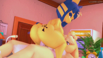 3D Animal_Crossing Animated Ankha Isabelle Sound lovemilliesm // 1920x1080, 19.9s // 10.7MB // mp4
