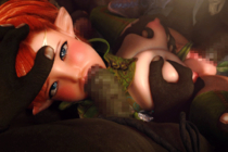 3D Animated Elf Goblins The_Captive_Princess_Prin // 720x480 // 15.6MB // gif