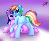 My_Little_Pony_Friendship_Is_Magic Rainbow_Dash Twilight_Sparkle elzzombie // 1280x1067 // 334.3KB // jpg