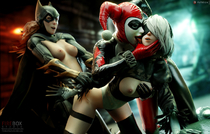 3D Android_2B Batgirl Batman_(Series) Crossover DC_Comics Harley_Quinn Nier Nier_Automata fireboxstudio // 1280x816 // 278.4KB // jpg