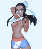 Nessa_(Pokemon) Pokemon Pokemon_Sword_and_Shield fullmontis // 2004x2361 // 967.6KB // png