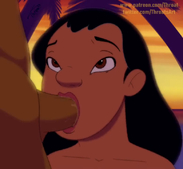 Animated Lilo_and_Stitch Nani_Pelekai Throat_(Artist) // 778x720, 1.5s // 56.3KB // mp4