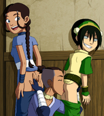 Avatar_The_Last_Airbender Incognitymous Katara Sokka Toph_Beifong // 945x1050 // 426.9KB // jpg