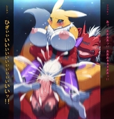68_(Artist) Digimon Growlmon Renamon // 774x800 // 134.7KB // jpg