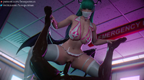 3D Animated Blender Darkstalkers Morrigan_Aensland Sound bouquetman // 1280x720, 35.3s // 19.6MB // webm