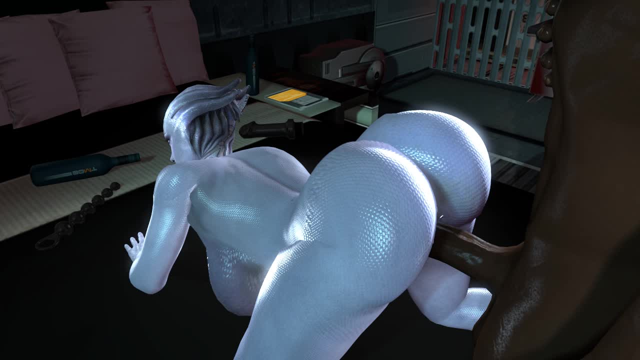 3D Animated Asari Liara_T'Soni Mass_Effect Source_Filmmaker sfmscrub2 // 1280x720 // 4.1MB // webm