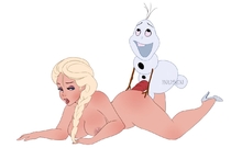 Disney_(series) Elsa_the_Snow_Queen Frozen_(film) Inusen_(artist) // 1200x772 // 54.8KB // jpg