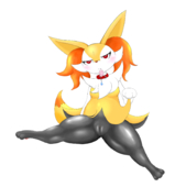 Braixen_(Pokemon) Pokemon // 1500x1600 // 495.7KB // png