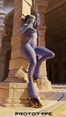 3D Blender Draenei Prototype World_of_Warcraft Yrel // 720x1280 // 1.1MB // png