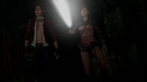 3D Claire_Redfield Durabo Moira_Burton Resident_Evil Source_Filmmaker // 2500x1406 // 3.0MB // png