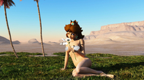 3D DarklordIIID Princess_Daisy Super_Mario_Bros // 2560x1440 // 2.3MB // jpg