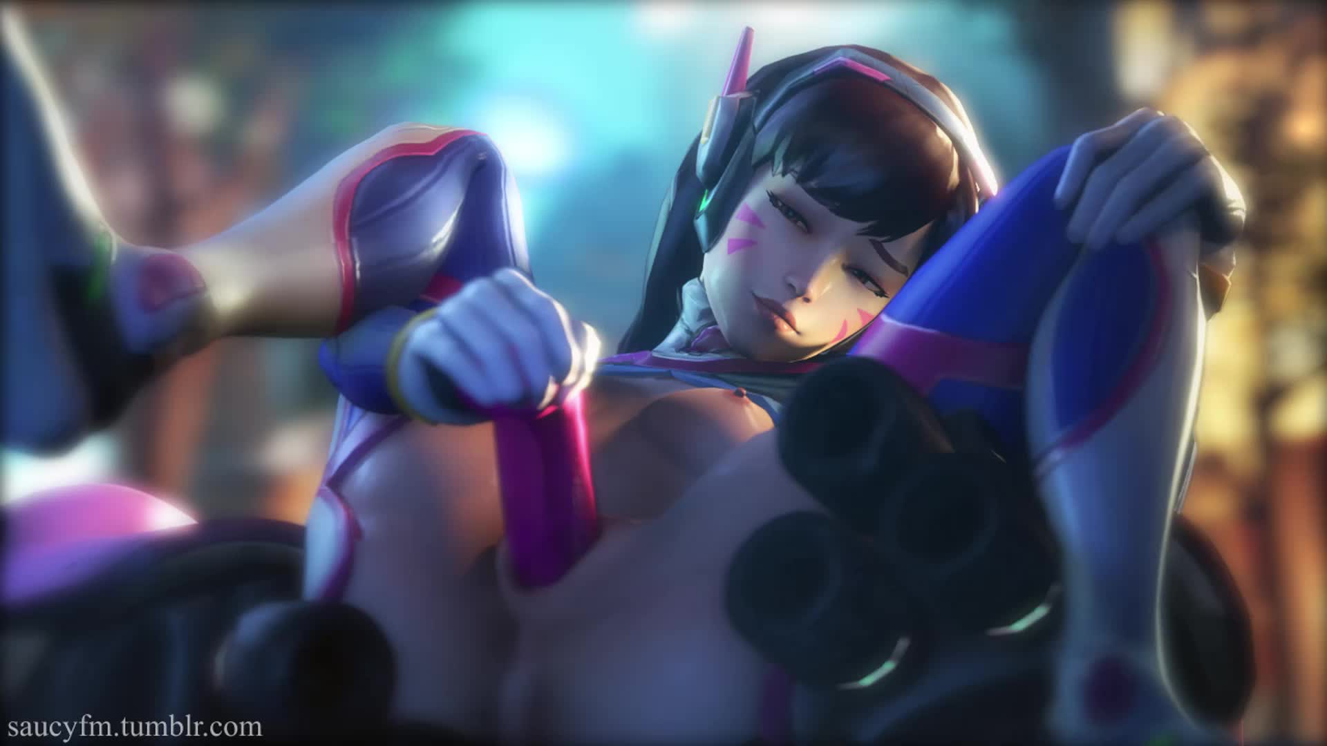 Animated D.Va Overwatch Source_Filmmaker saucyfm // 1920x1080 // 1.4MB // webm