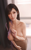 3D Blender Final_Fantasy_(series) Tifa_Lockhart // 2500x4000 // 14.2MB // png