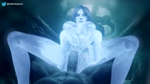 3D Animated Cortana Halo nappana // 1920x1080 // 7.9MB // webm