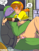 April_O'Neil Donatello Teenage_Mutant_Ninja_Turtles rainbow-flyer // 750x1000 // 465.1KB // png