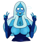 Blue_Diamond Steven_Universe blushmallet // 3000x3000 // 1.4MB // png