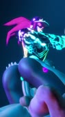 3D Akali Animated KDA League_of_Legends Source_Filmmaker kissfm // 720x1280 // 2.7MB // webm