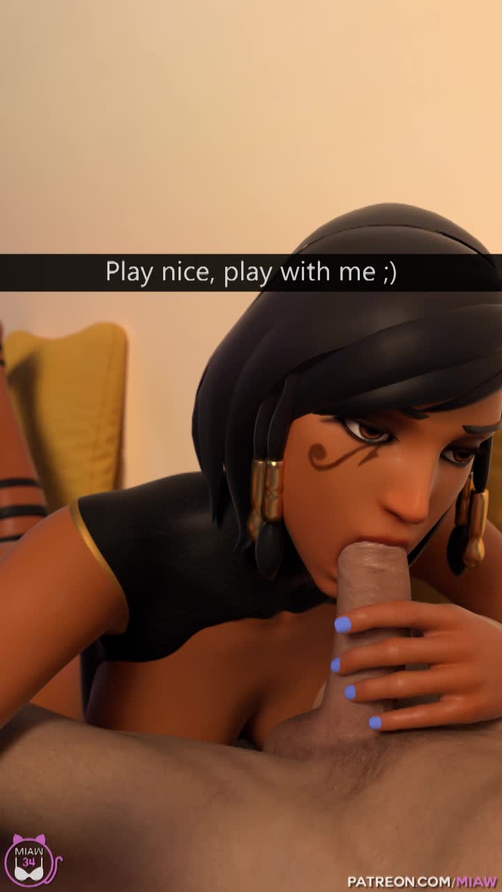 3D Animated Blender Overwatch Pharah miaw34 // 720x1280 // 840.9KB // webm