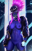 Akali KDA League_of_Legends dandonfuga // 3508x5451 // 1.2MB // jpg