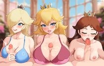 DeepSpace Princess_Daisy Princess_Peach Princess_Rosalina Super_Mario_Bros // 1500x958 // 885.2KB // jpg