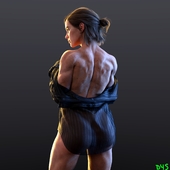 3D D4S_3D Ellie_Williams The_Last_of_Us_Part_II // 1940x1940 // 235.4KB // jpg