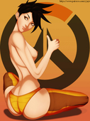 Overwatch Tracer Youngjaerome_(Artist) // 1123x1500 // 564.8KB // jpg