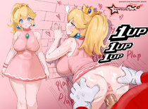 AwesomeErick Princess_Peach Super_Mario_Bros // 2500x1849 // 3.0MB // png