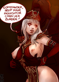 Human_(World_of_Warcraft) Nat_the_Lich Sally_Whitemane World_of_Warcraft // 2125x2952 // 902.7KB // jpg