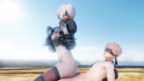 3D Android_2B Android_9S Jim994 MMD Nier_Automata // 1280x720 // 716.3KB // png