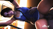 3D Animated Blender Jill_Valentine Nithes Resident_Evil_3_Remake // 1280x720, 16.5s // 2.6MB // mp4