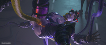 3D Blender Overwatch Velocihaxor Widowmaker // 4096x1743 // 4.5MB // jpg