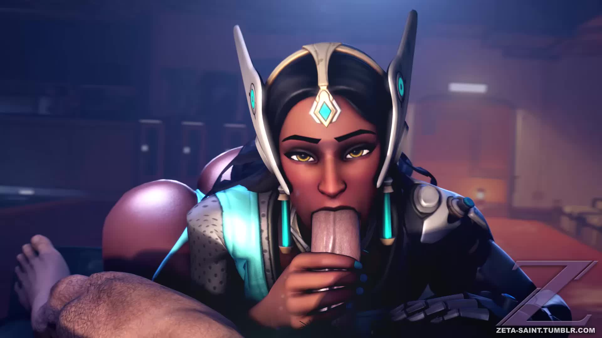 3D Animated Overwatch Sound Source_Filmmaker Symmetra Zeta_Saint // 1920x1080 // 1.2MB // webm