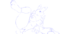 Animated Digimon Renamon lil-heartache // 800x450 // 312.5KB // gif