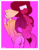 Garnet Pearl_(Steven_Universe) Sniggysmut Steven_Universe // 700x895 // 215.5KB // png