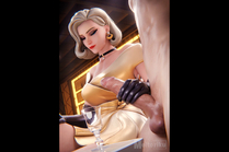 3D Animated Meltoriku Mercy Overwatch // 1948x1298, 8.8s // 2.2MB // mp4