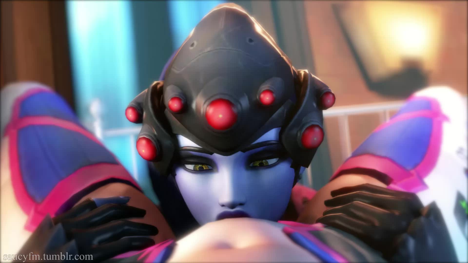 3D Animated D.Va Overwatch Source_Filmmaker Widowmaker saucyfm // 1920x1080 // 987.2KB // webm