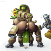 Orisa Overwatch Razyda777 zenyatta // 1001x1013 // 827.5KB // png